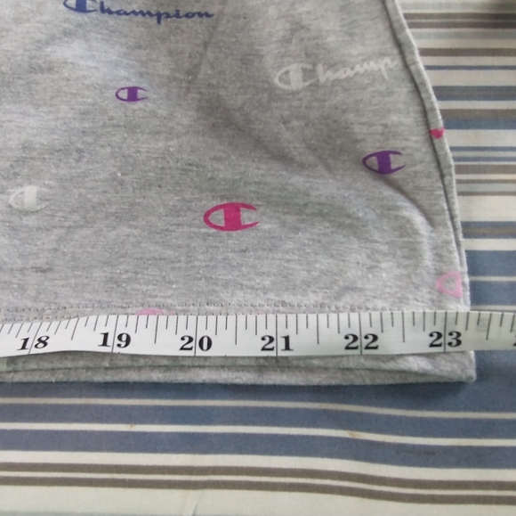 1X NWT CHAMPION Grey Logo Crop Top - Picture 12 of 16